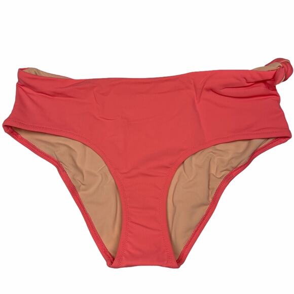 Solid & Striped The Grace Swim Bottom Coral Medium - Picture 2 of 11
